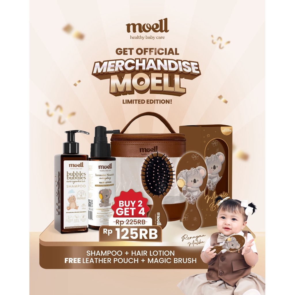 MOELL GIFT SET Shampoo Hair Lotion