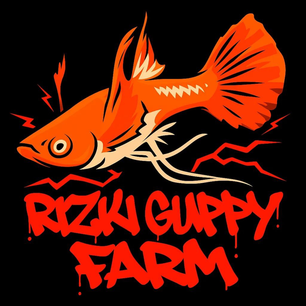 STIKER GUPPY ALBINO PRTDE WHITE EAR