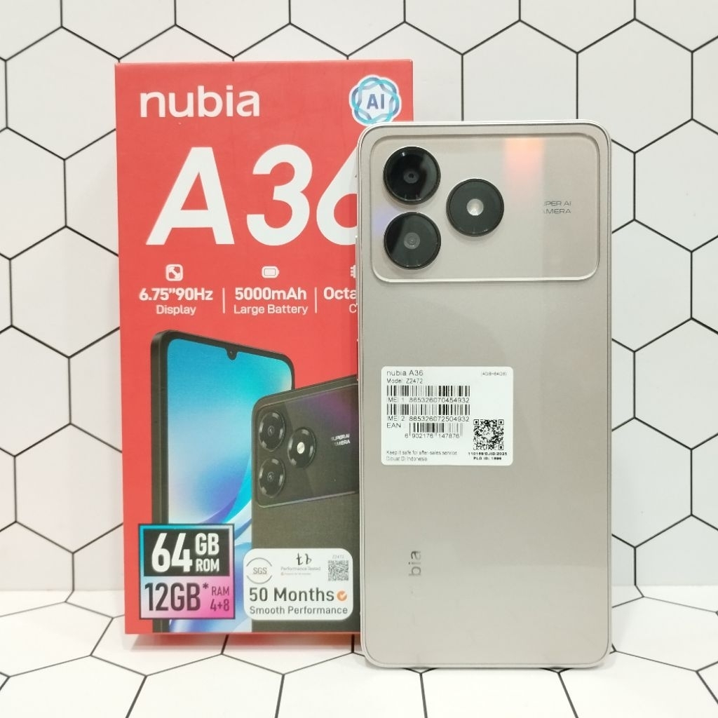 ZTE NUBIA A36 4/64GB HP SECOND FULLSET