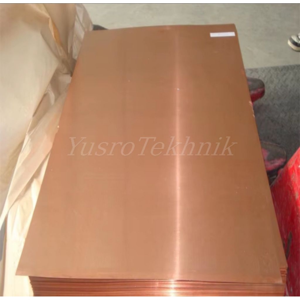 Plat Tembaga lembaran tebal 2mm x 50 cm x 50 cm