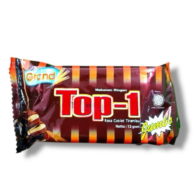 Snack Ciki Top - 1 Jumbo Corn Black Berhadiah Uang Tunai Bila Beruntung - Rasa Coklat