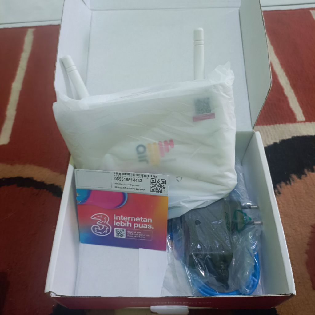 HIFI RABBIT MODEM + WIFI + ROUTER 4G LTE 100% ORIGINAL RABBIT FREE KUOTA TRI