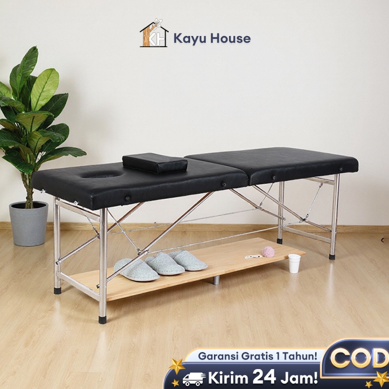 Highline Folding Beauty Bed Meja Pijat Portable Untuk Spa Kasur Spa Therapy Treatment Bed Portable