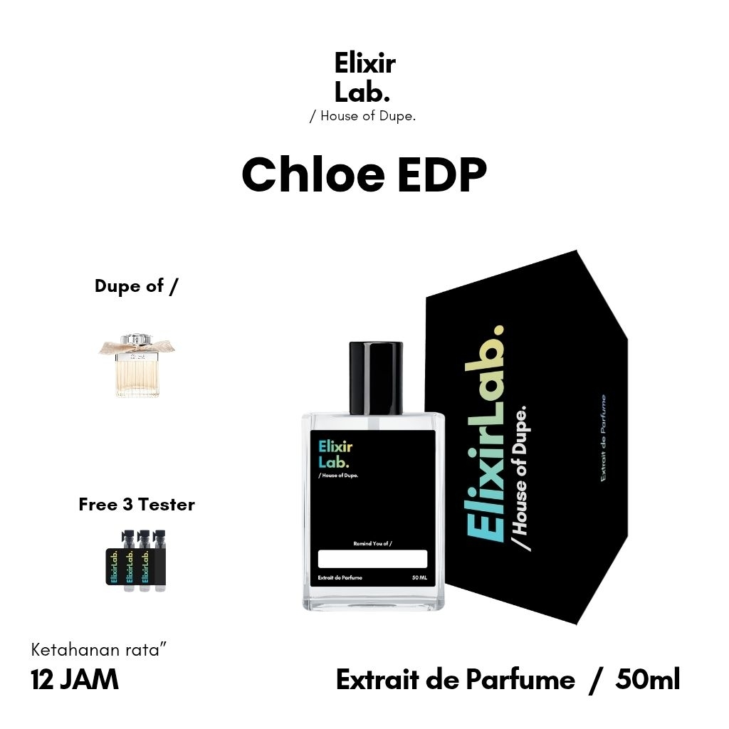 Parfum Chloe Dupe by ElixirLab - EDP Extrait de Parfume 50ml Wanita
