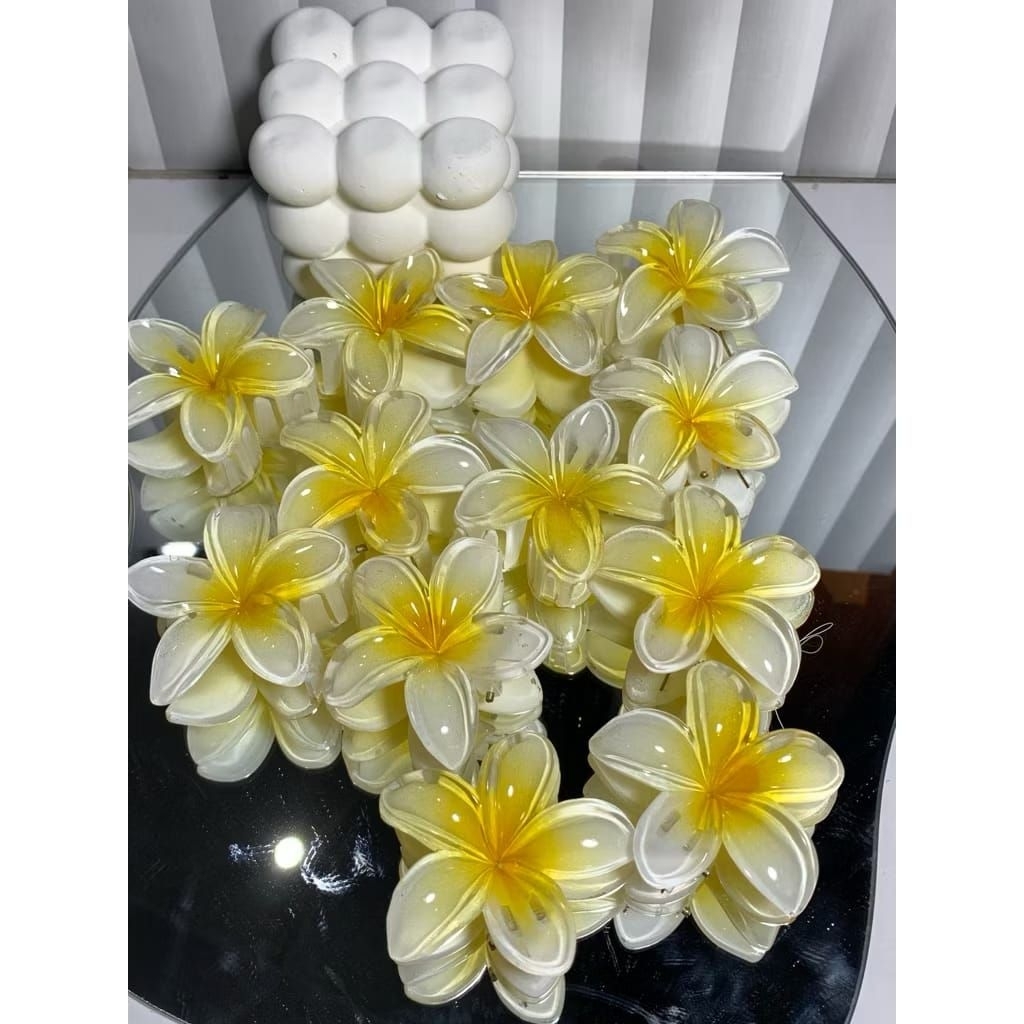 JEPIT BUNGA KAMBOJA KHUSUS KUNING/JEDAI BUNGA KAMBOJA PLUMERIA