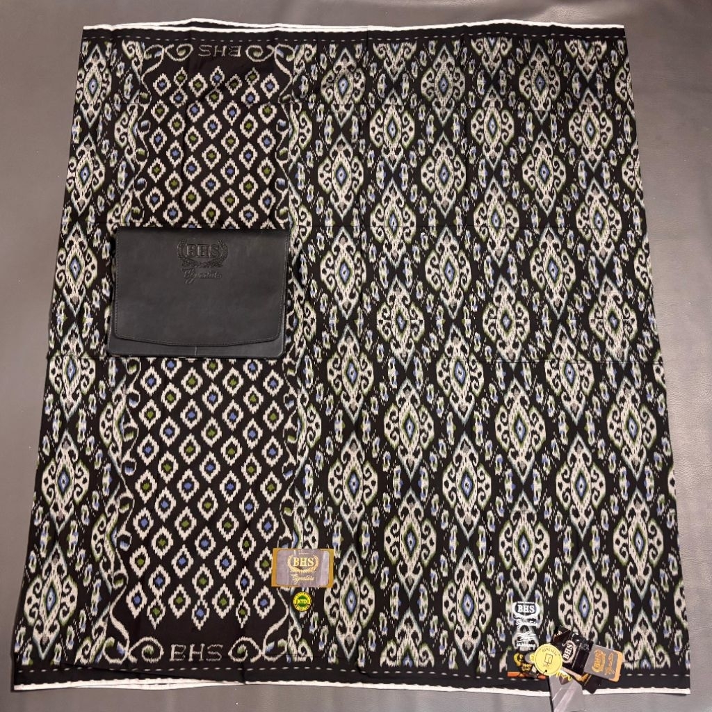 Sarung BHS Signature KTD Gold Lawas MS 50% Sutera-Mercerized Jahit Tengah / Sarung BHS Signature Kaw