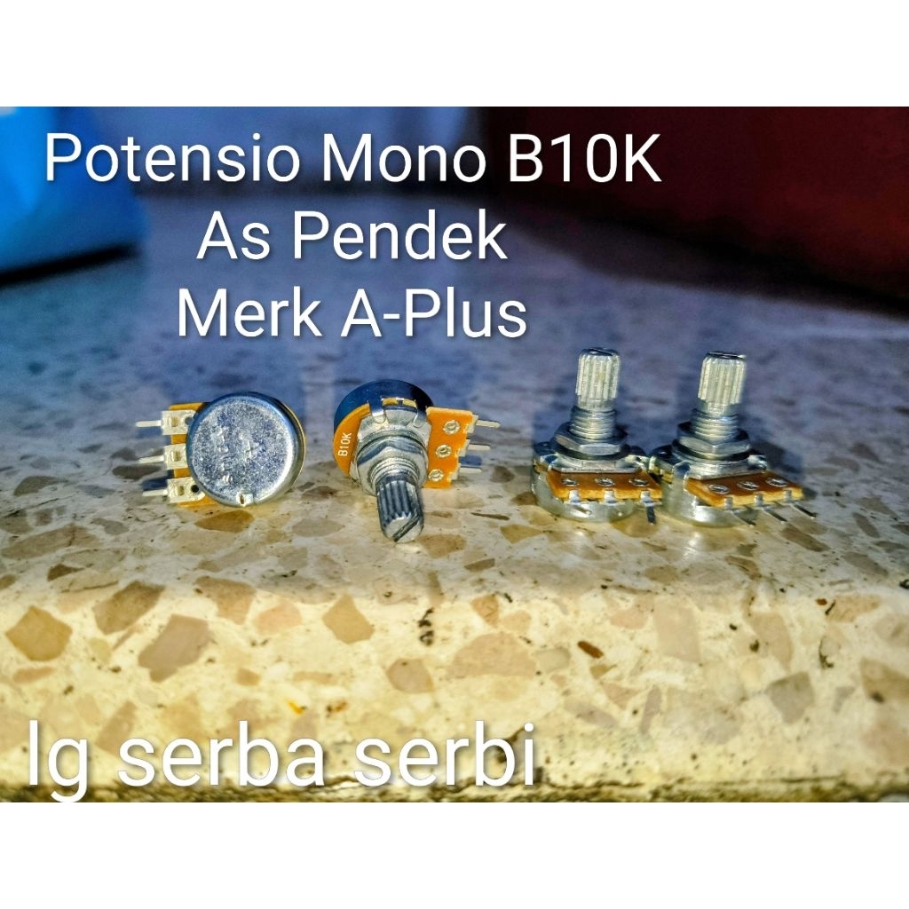 Potensio mono B10K as pendek