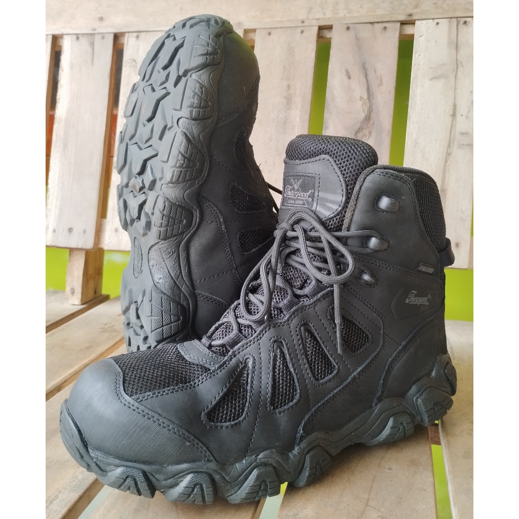 Thorogood Men's Crosstrex Series - Side Zipper Waterproof 6 Inch Hiker Safety Comp Toe - Size 43 / 2