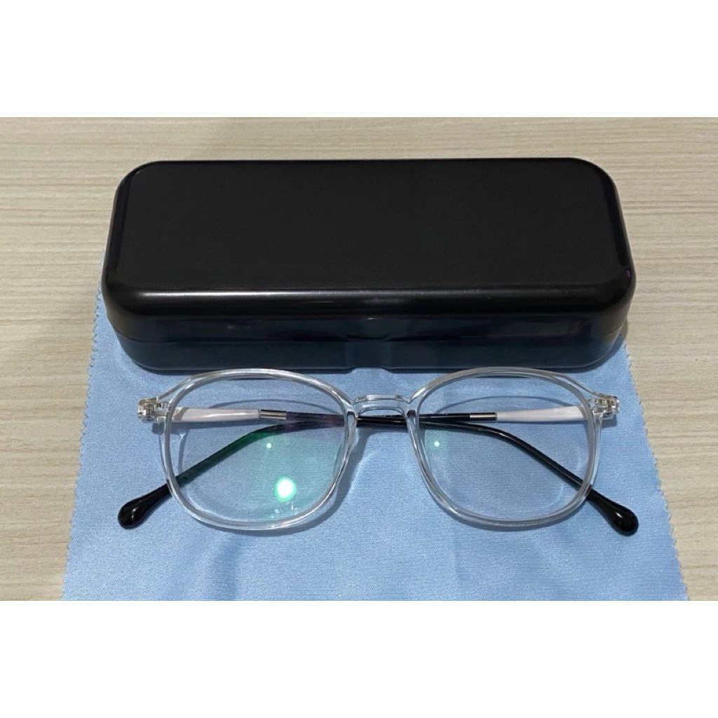 kacamata frame bening minus 4