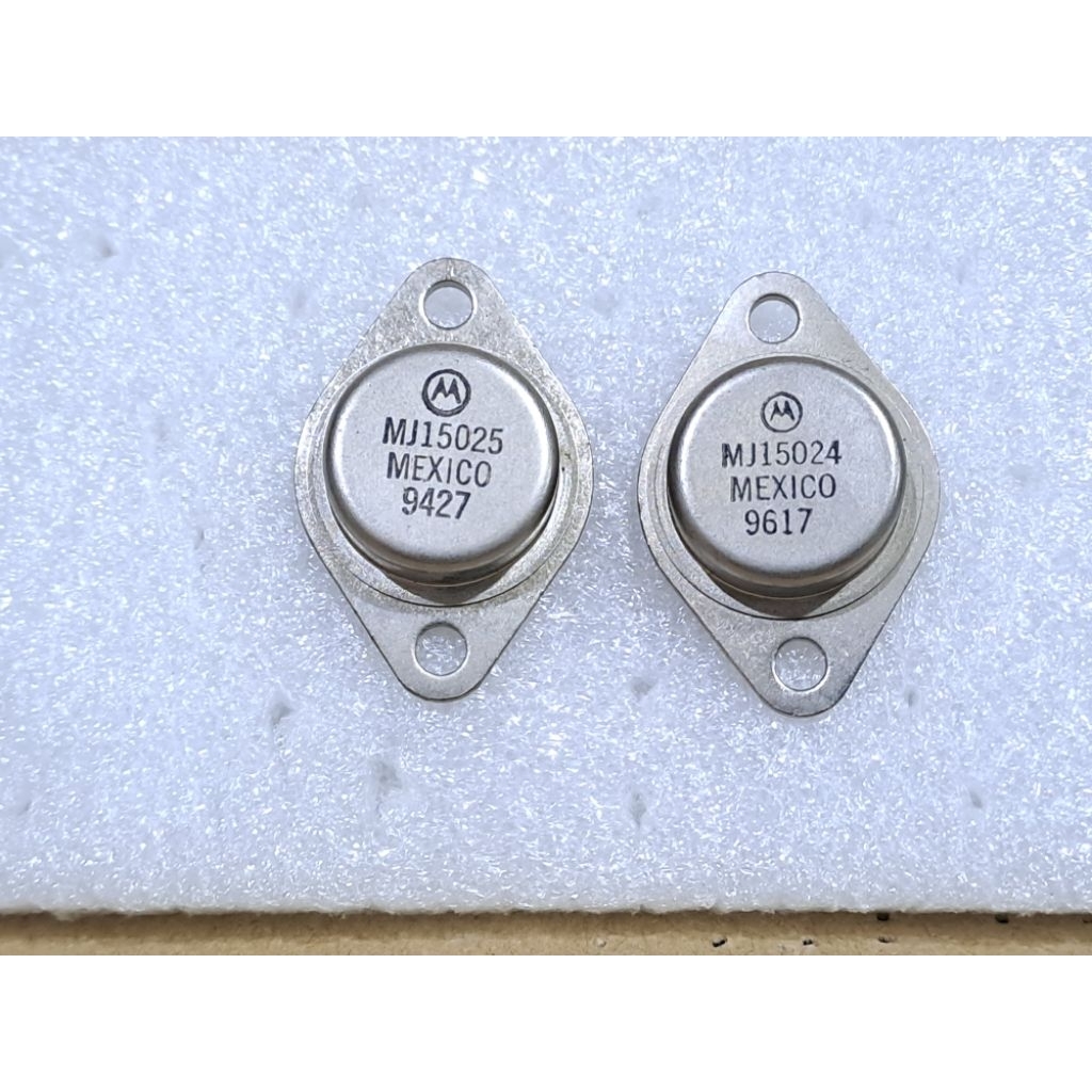 Transistor MJ 15024/MJ 15025 ( Jengkol ) High Audio Power Original Motorola * per/pasang *