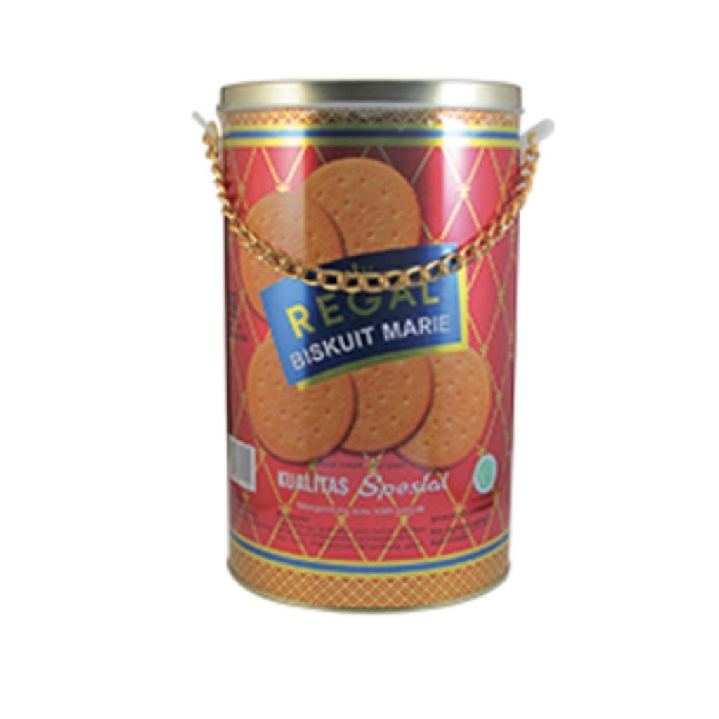 Regal Biskuit Marie Spesial Kaleng Besar 1000 gram
