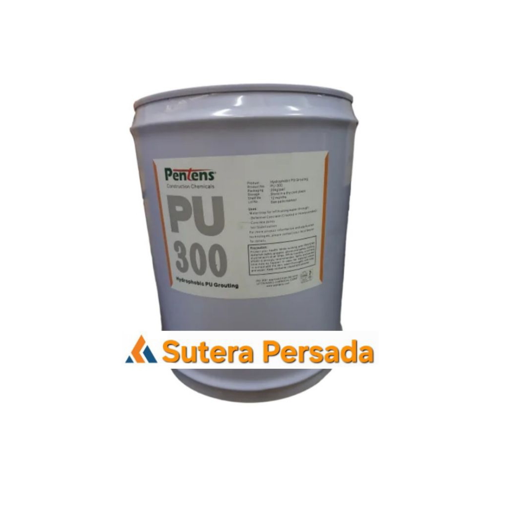 Pentens PU 300 One Part Polyurethane - PU Grouting - Concrete Injection 20kg