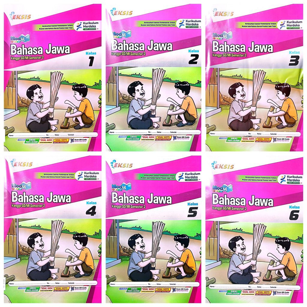 LKS SD MI EKSIS BAHASA JAWA KELAS 1 2 3 4 5 6 SEMESTER 2 TA. 2025 / 2026  KURIKULUM MERDEKA | EKSIS