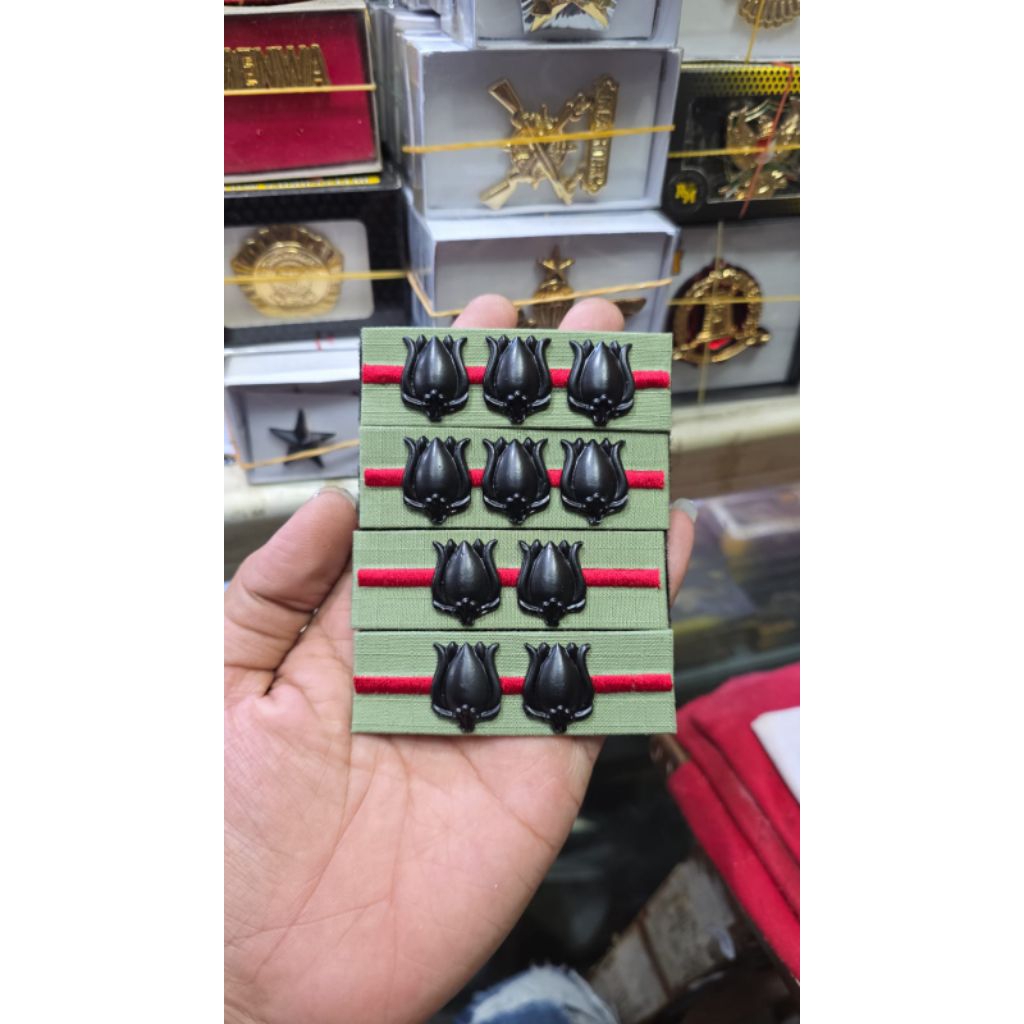 Pangkat Topi Pet PDL TNI Sage Green Letkol Dan Kolonel