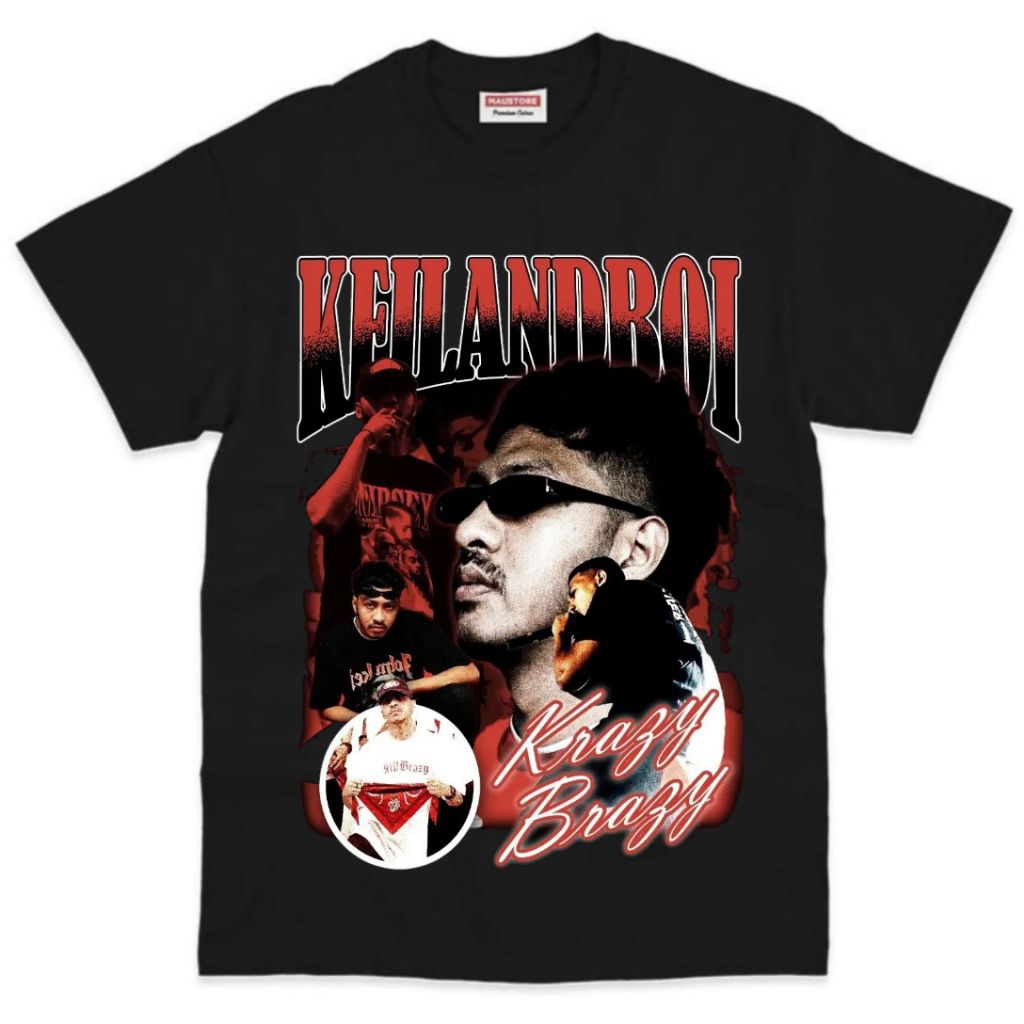 Kaos T-shirt Keilandboi K3Bi || Kaos Krazy Brazy Terbaru