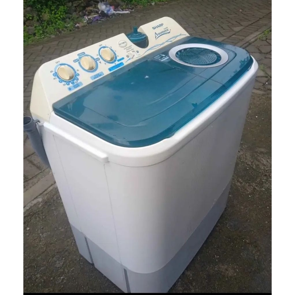 MESIN CUCI SHARP 2 TABUNG KAPASITAS 9KG SECOND