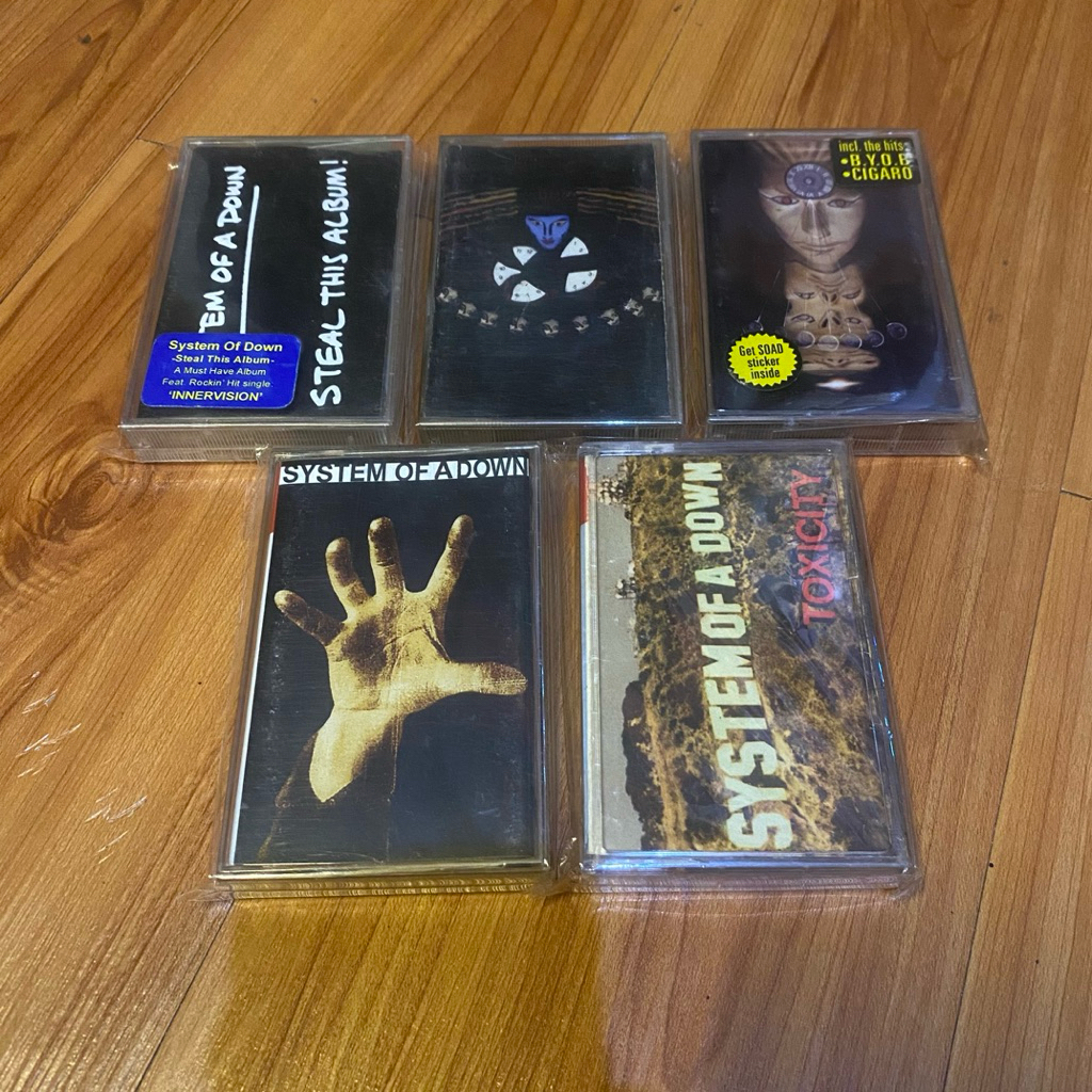 variasi kaset original system of a down