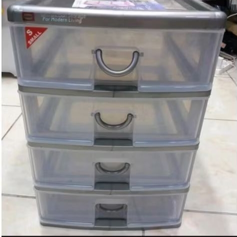 Mini Container 4 Susun Shinpo SIP 355-S4 / Laci 4 Susun Sedang Shinpo