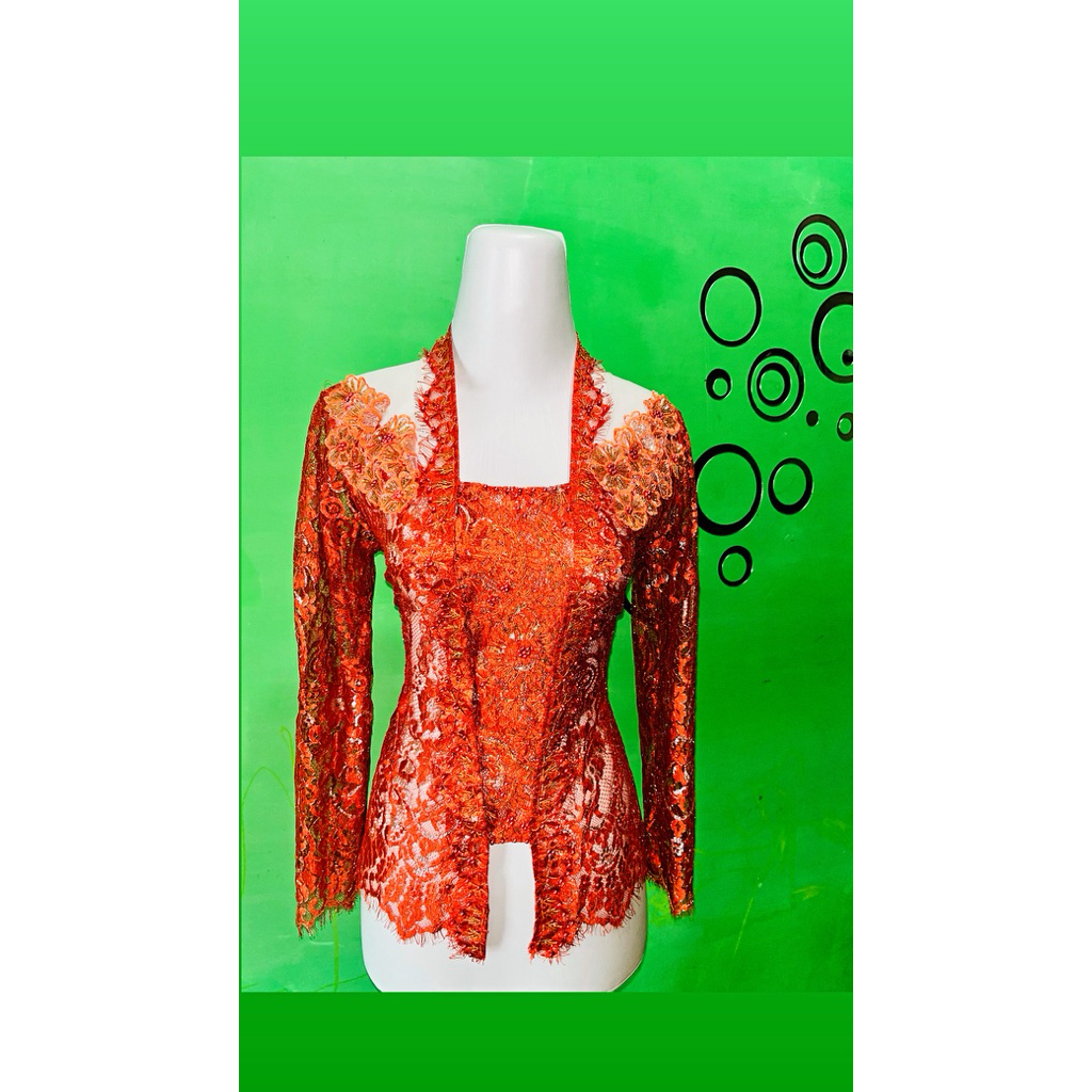 kebaya bali brokat payet wanita prelovd