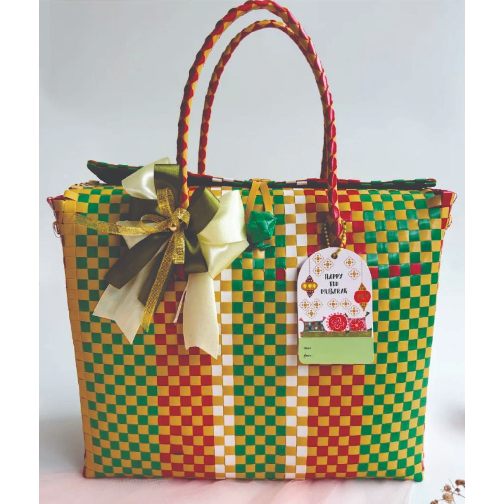 Paket Hampers Tas Jinjing - Paket Hampers Sembako - Paket Parsel Tas Anyam