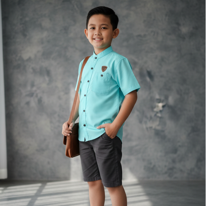 Baju Koko Anak Laki-Laki Remaja Usia 11-15 Tahun