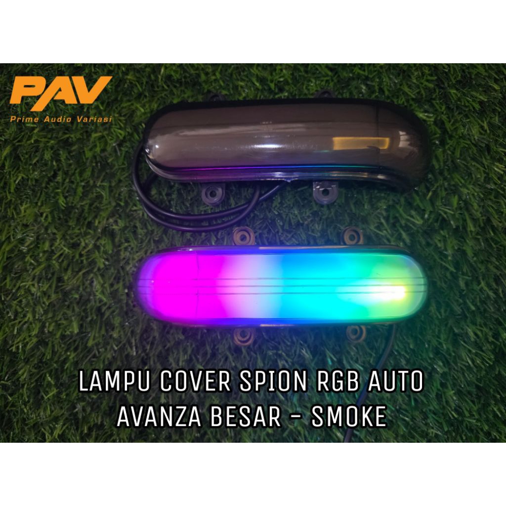 LAMPU COVER SPION RGB AUTO AVANZA BESAR-SMOKE
