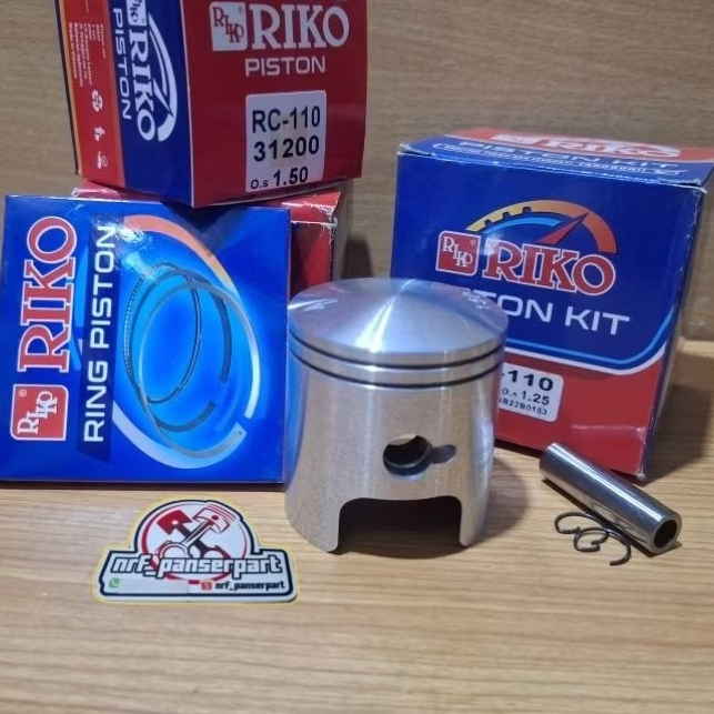 PISTON KIT SEHER SET RING SUZUKI RC 110 CRYSTAL TORNADO GS 110  RC110 OS/OVER SIZE STANDAR STD/25/50