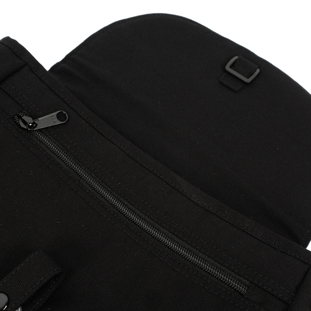 Troy Company Sling Bag Messenger Bag Leafe Ruin - Tas Selempang Hitam SBD 3421