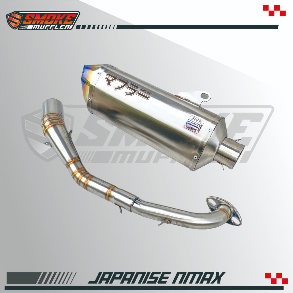 Smoke Muffler - Knalpot Racing Yamaha Aerox 155 - Knalpot Aerox Old Aerox Alpha 100% Original