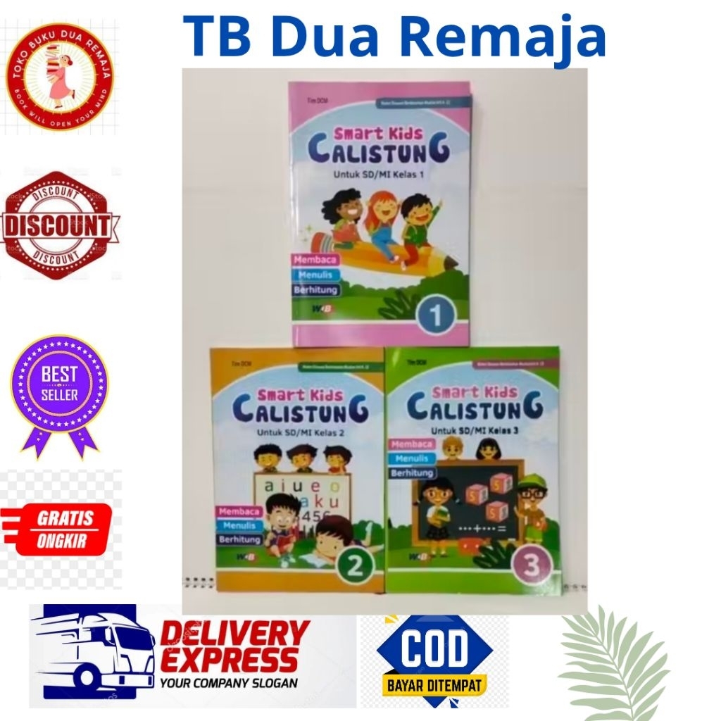BUKU SMART KIDS CALISTUNG UNTUK SD/MI KELAS 1-2-3