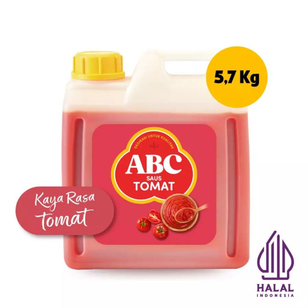 ABC Saus Tomat (5.7 kg) | Jerigen