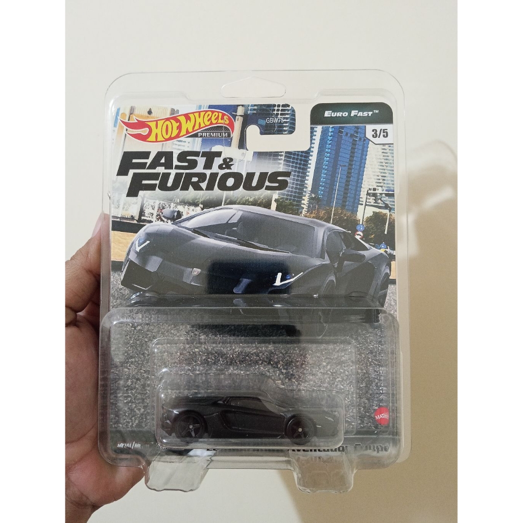 Hot wheels Hotwheels Fast furious Lamborghini Aventador coupe Euro fast black NO Nissan R34 supra Mk