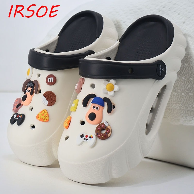 IRSOE Sandal Wanita EVA Jelly dengan Aksesori Dekorasi Lucu untuk DIY Sendal Wanita yang Elegan #281