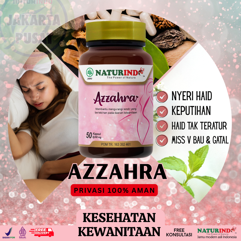 Azzahra Naturindo Jamu Pelancar Haid Obat Herbal Telat Haid 1 Minggu 1 2 3 Hari Bulan Tahun Taun Men
