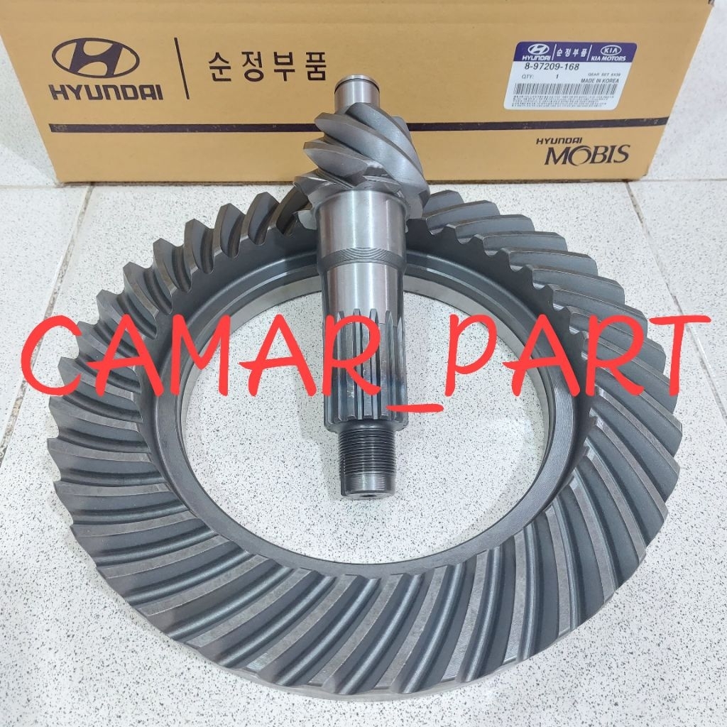 Gear set Gigi Gardan Nanas Crown Wheel Pinion 6X39 Isuzu Elf NKR66 NKR71 NKR 66 NKR 71 Hyundai