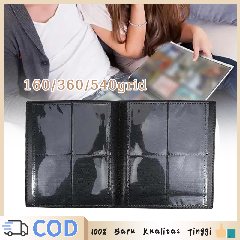 Binder Kartu Jaring 9 Kotak Trap Binder Card Album Binder Kartu Koleksi Card Binder 360/540slot Kart