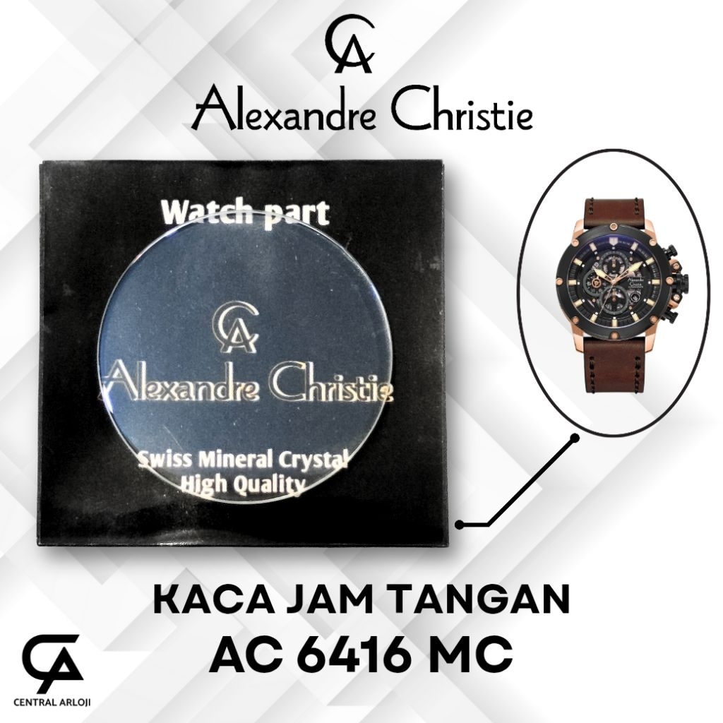 Kaca Jam Tangan Alexandre Christie AC 6416 MC