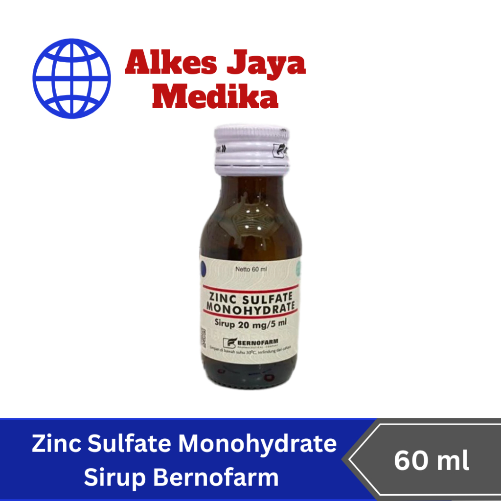 Zinc Sulfate Monohydrate Sirup 60ml Bernofarm - Obat Diare Anak