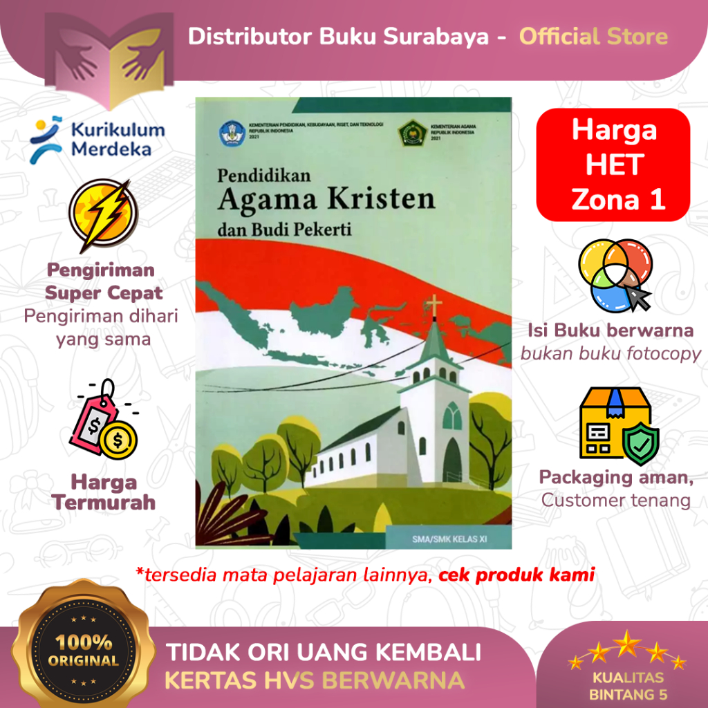 Buku Siswa Agama Kristen Kelas 11 SMA Kurikulum Merdeka