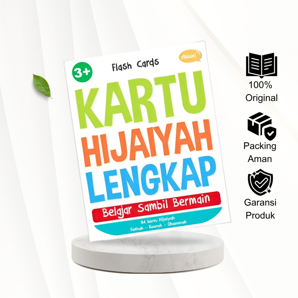 Flashcard Anak Muslim | Kartu Hijaiyah Lengkap | 84 Kartu Fathah Kasrah Dhammah Dilengkapi Harokat |