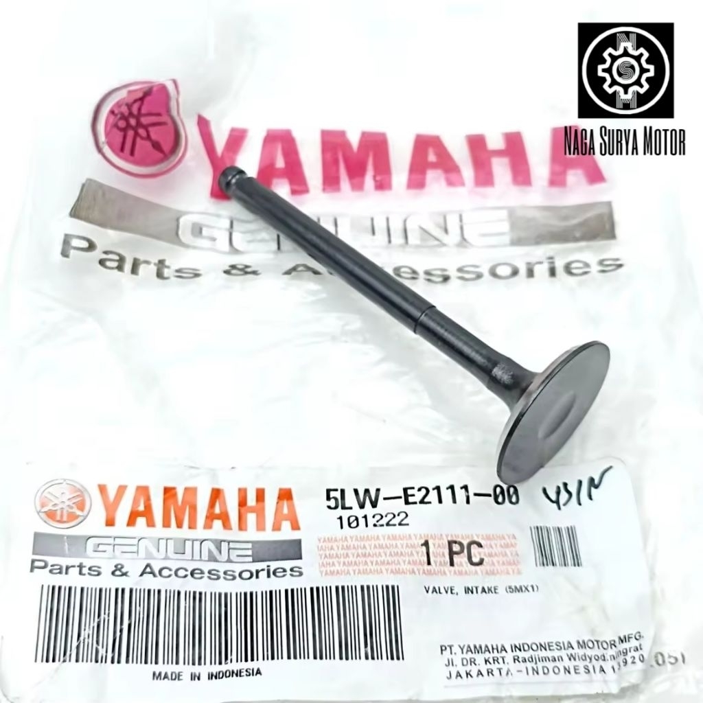 Payung klep intake Yamaha Mio Sporty smile 5LW-E2111-00 ORI YGP