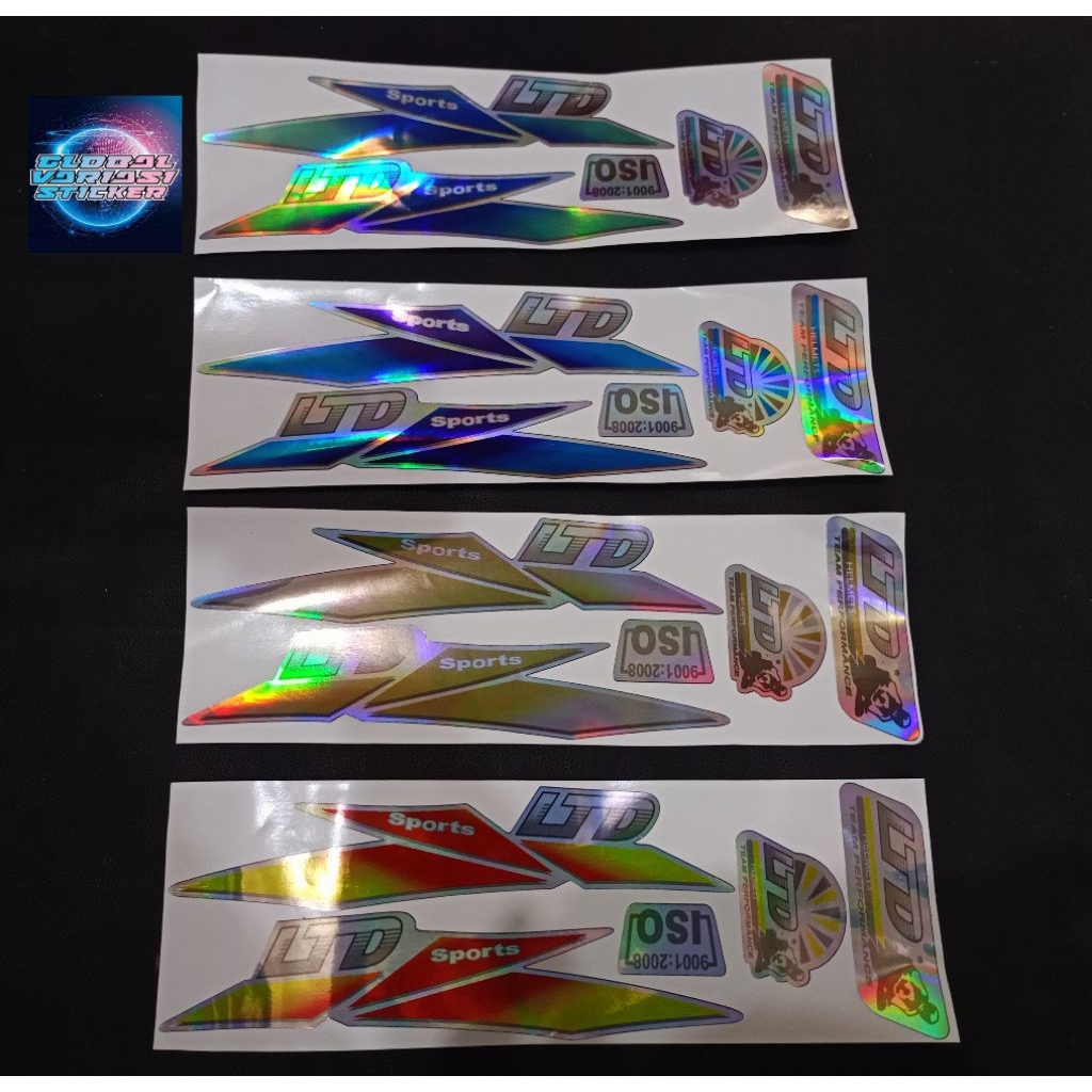 Stiker Helm LTD+ISO / List Helm LTD (HOLOGRAM)