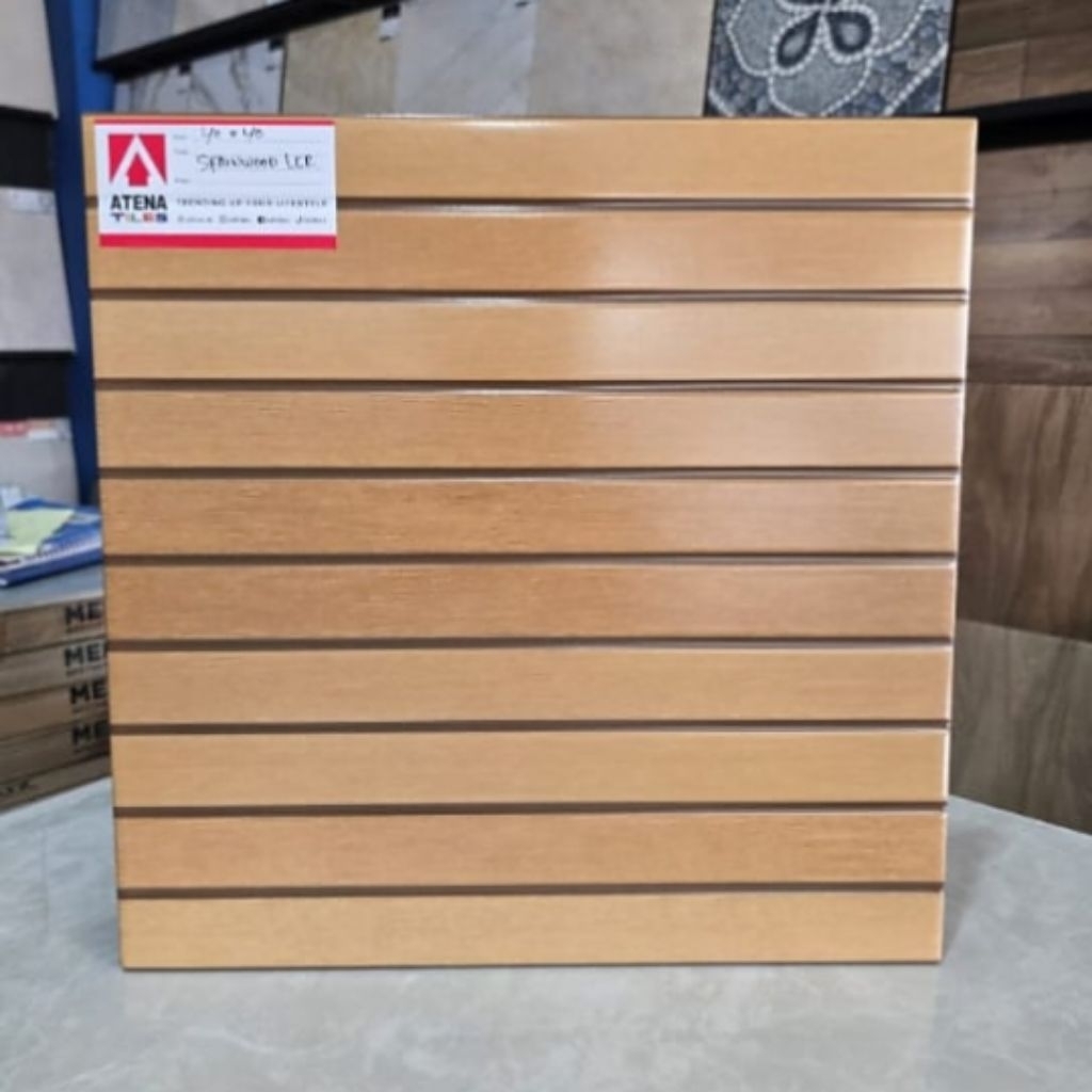 keramik lantai  40×40 spain wood