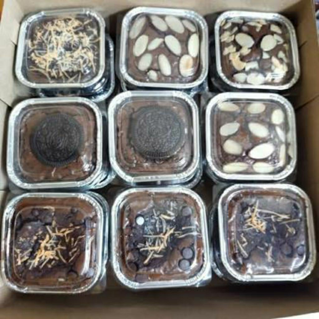 fudgy brownies mini cup