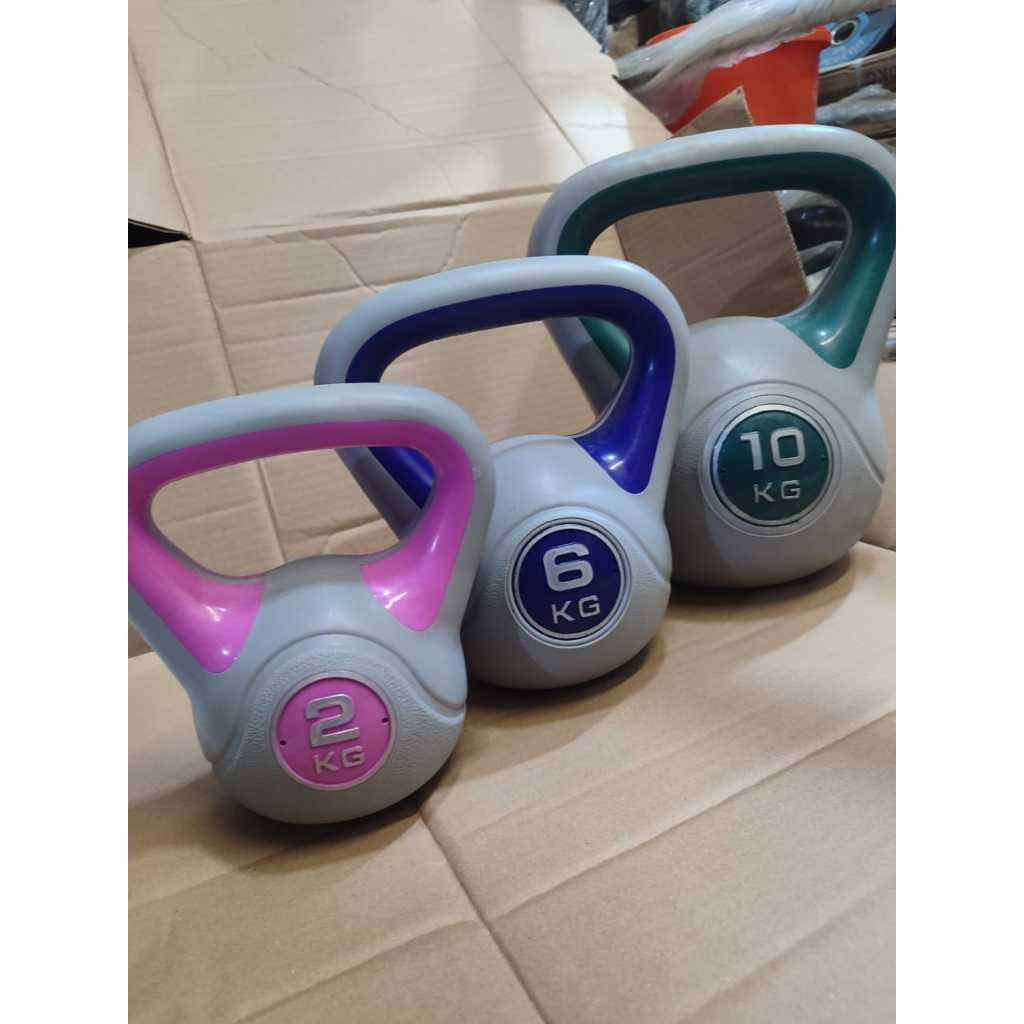 AA Kettlebell PVC 2kg - 12kg Kettlebell import High Quality dUMBLE