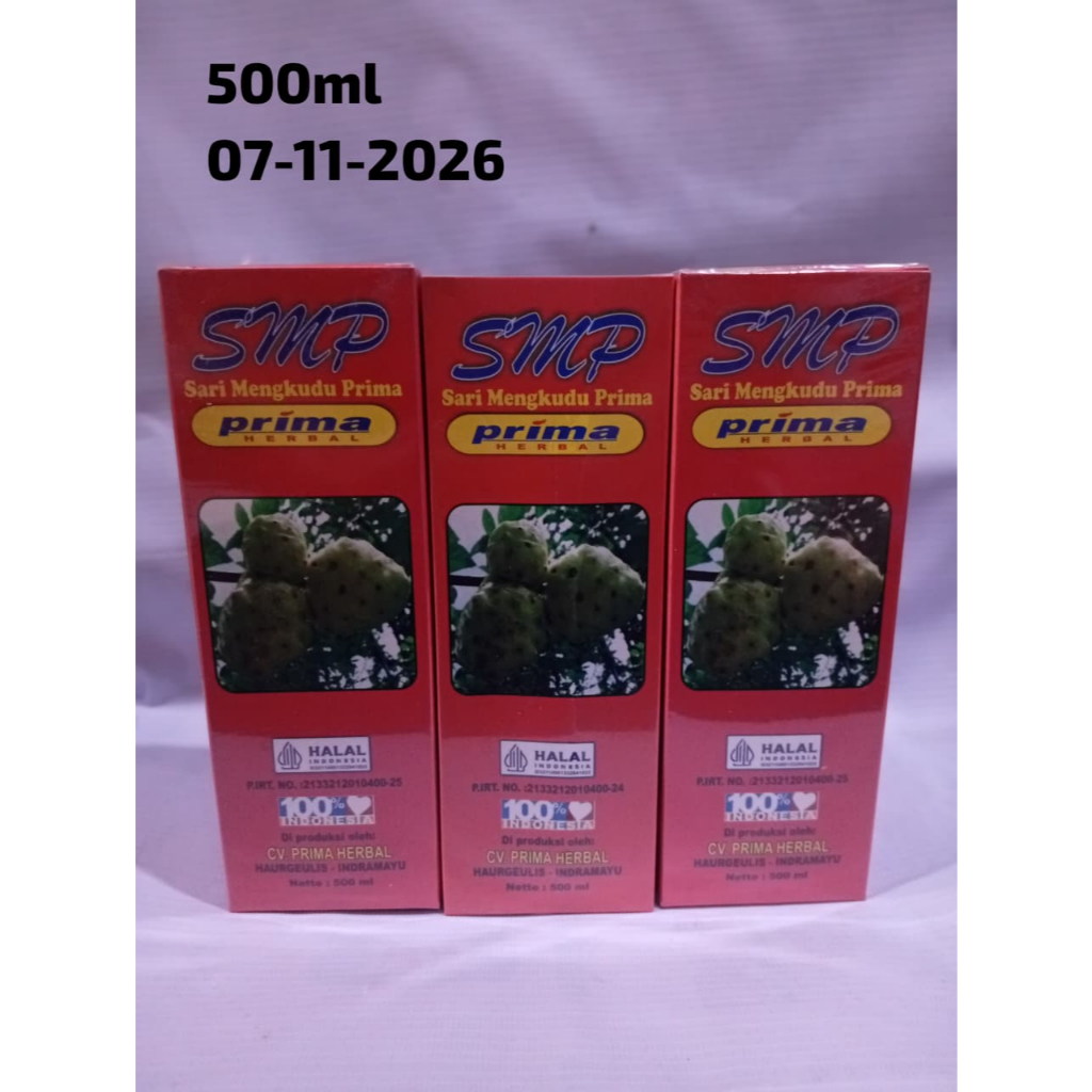 SMP sari mengkudu prima cv/prima herbal indramayu 500 ml exp 23.07.2027