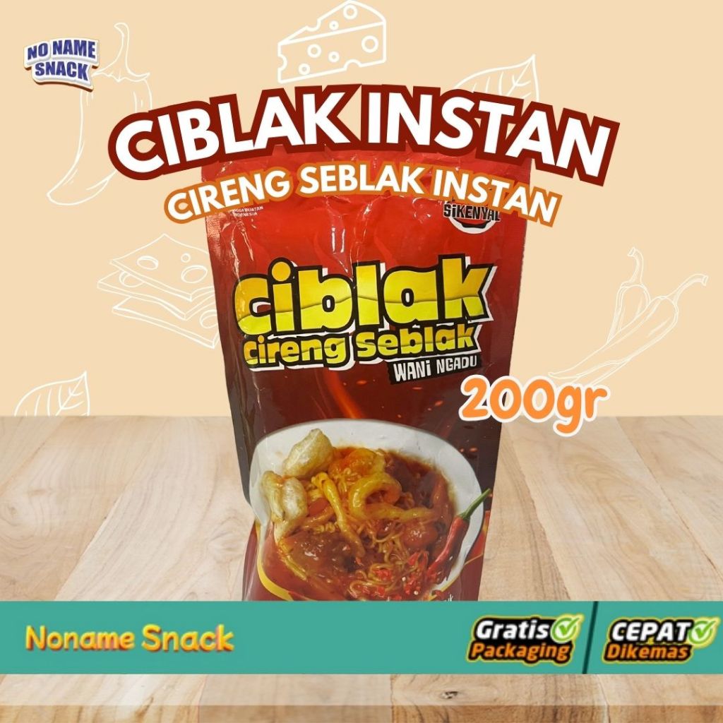 Ciblak Cireng Seblak Pedas Instan 200gr