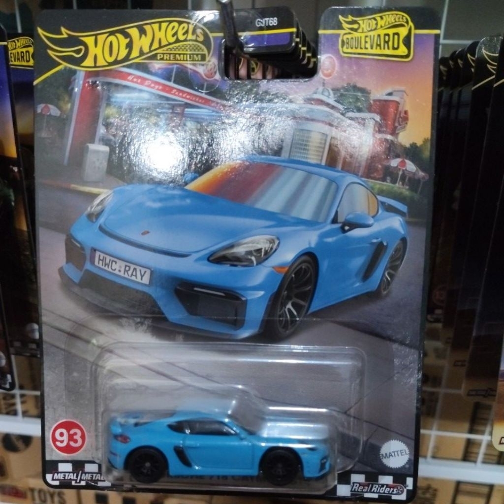 hotwheels premium Porsche 718 Cayman gt4