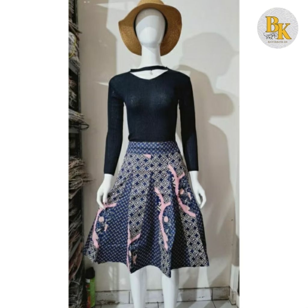 Rok Batik Wanita 261 BNI/ Batik Modern / Rok Batik Modern/Nuansa Batik / Batik Etnik