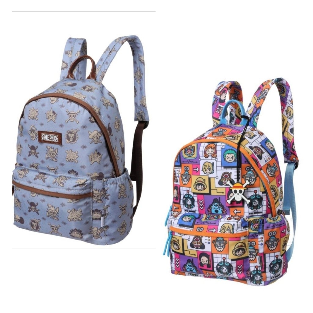 Miniso Tas Ransel One Piece - One Piece Collection All Over Print BackPack